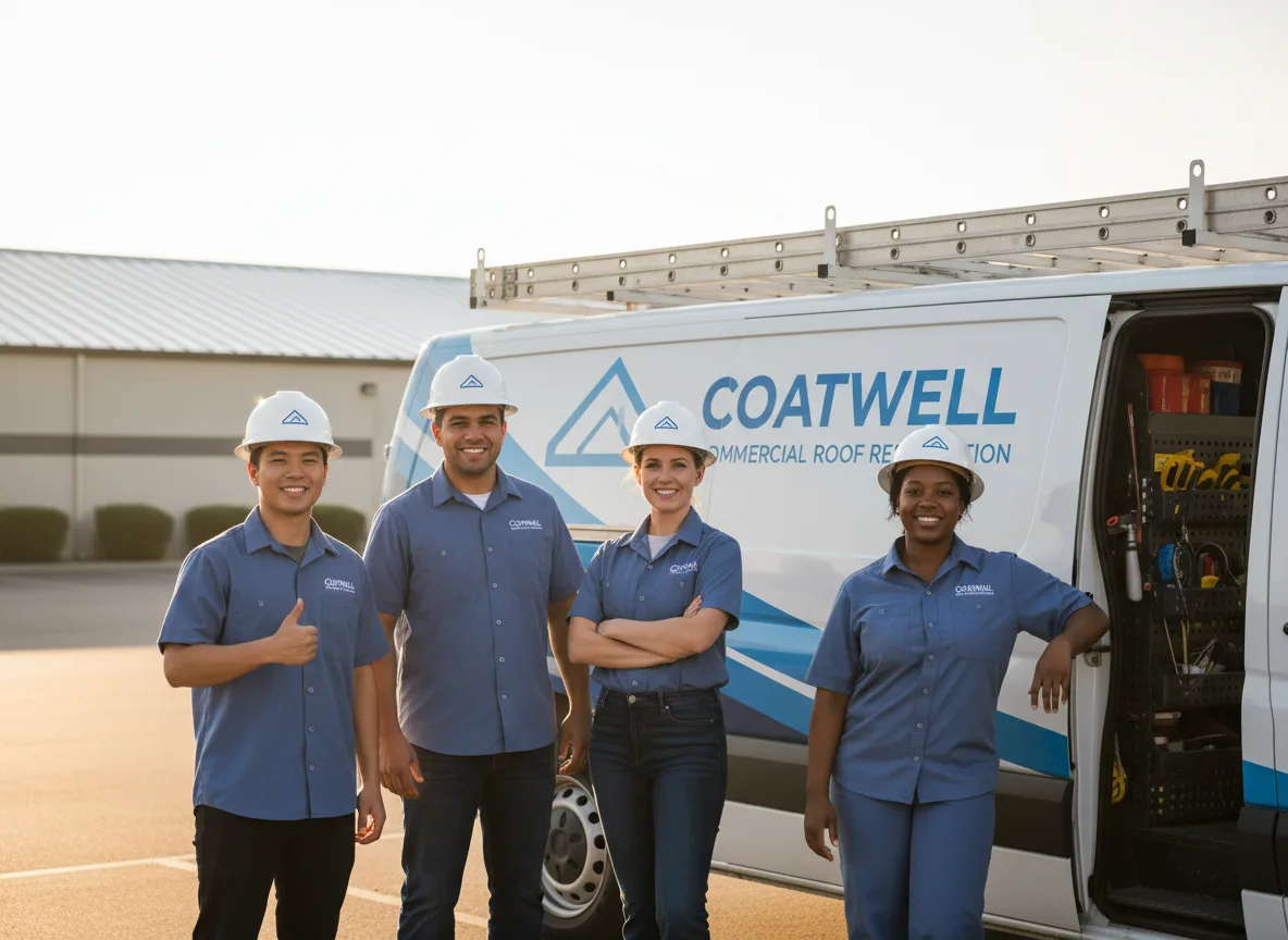 Commercial roof coating company in Lattimore, NC